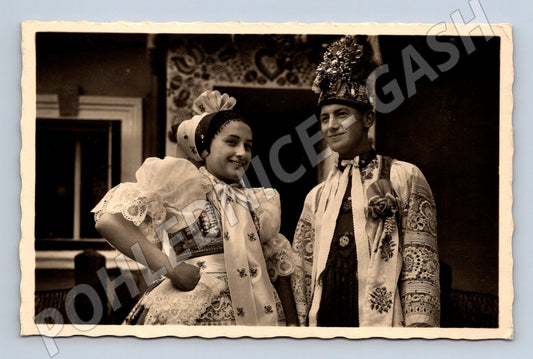 Pohlednice Moravské kroje Lanžhot (M14275)