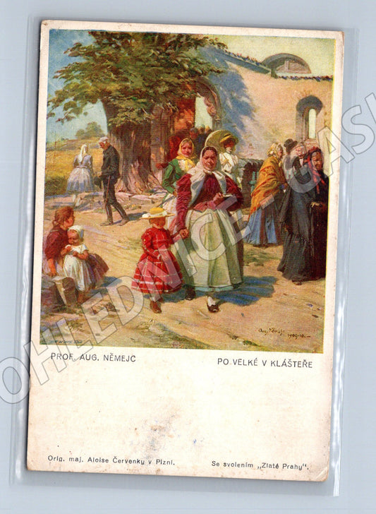 Pohlednice Obrazy z Plzeňska Po velké v klášteře (M14300)