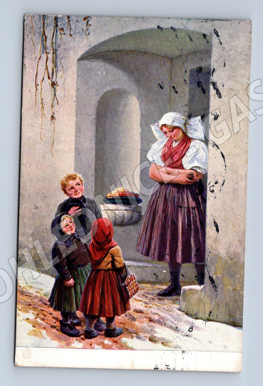 Pohlednice Venkovská etnografie, kroje (M14303)