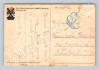 Pohlednice Všesokolský slet Praha 1938 (M14342)