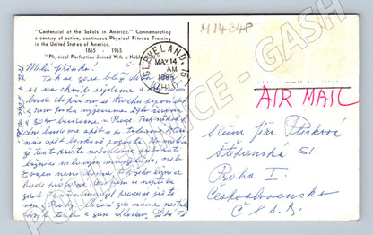 Pohlednice Centennial of the Sokols v Americe (M14348)