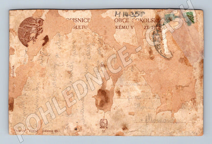 Pohlednice VI. všesokolský slet v Praze 1912 (M14358)