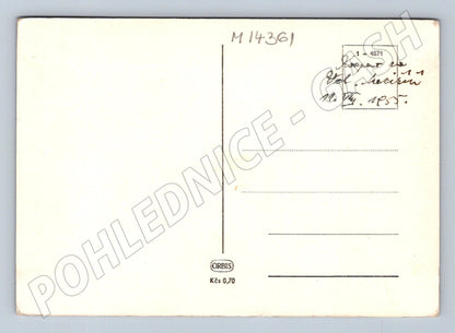 Pohlednice Spartakiáda 1955 Zapálení ohně (M14361)