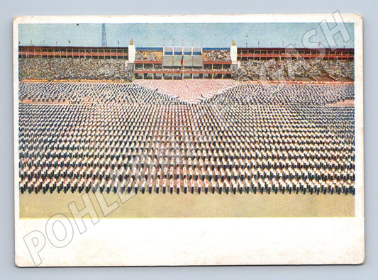 Pohlednice XI. všesokolský slet Praha 1948 – nepoužitá (M14377)