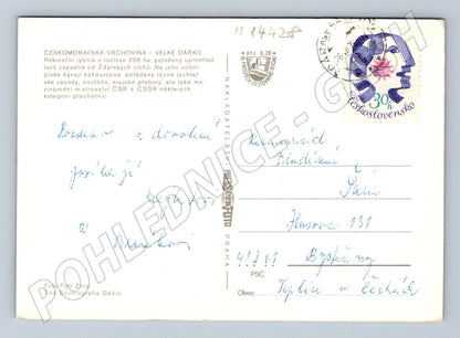 Pohlednice Velké Dářko plachetnice rekreace (M14428)
