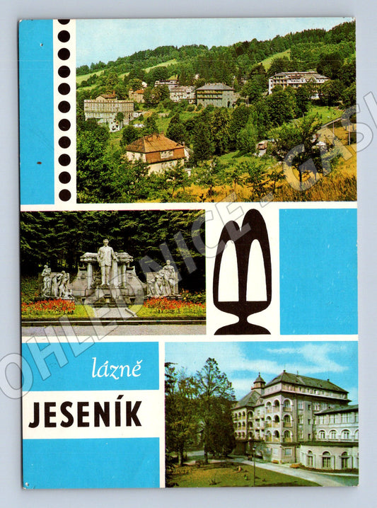 Pohlednice Lázně Jeseník použité barevné (M14429)