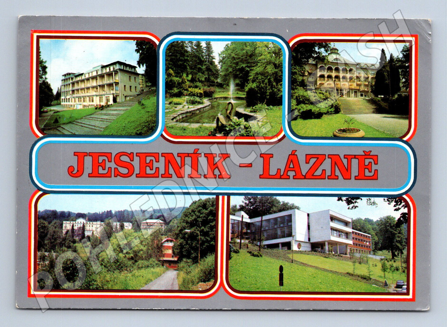 Pohlednice Jeseník-Lázně více záběrů (M14431)