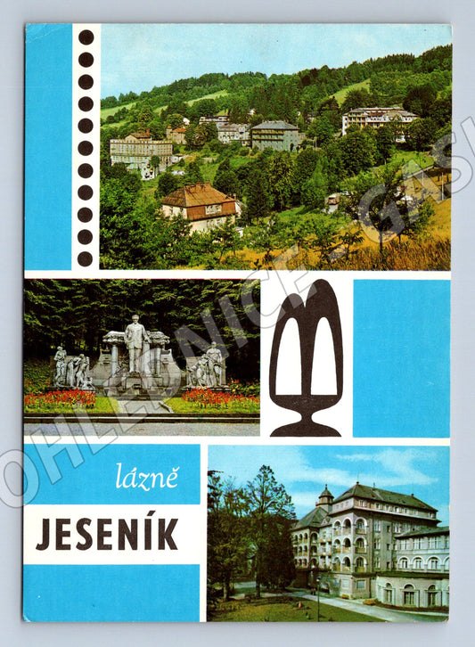 Pohlednice Lázně Jeseník více záběrů (M14437)
