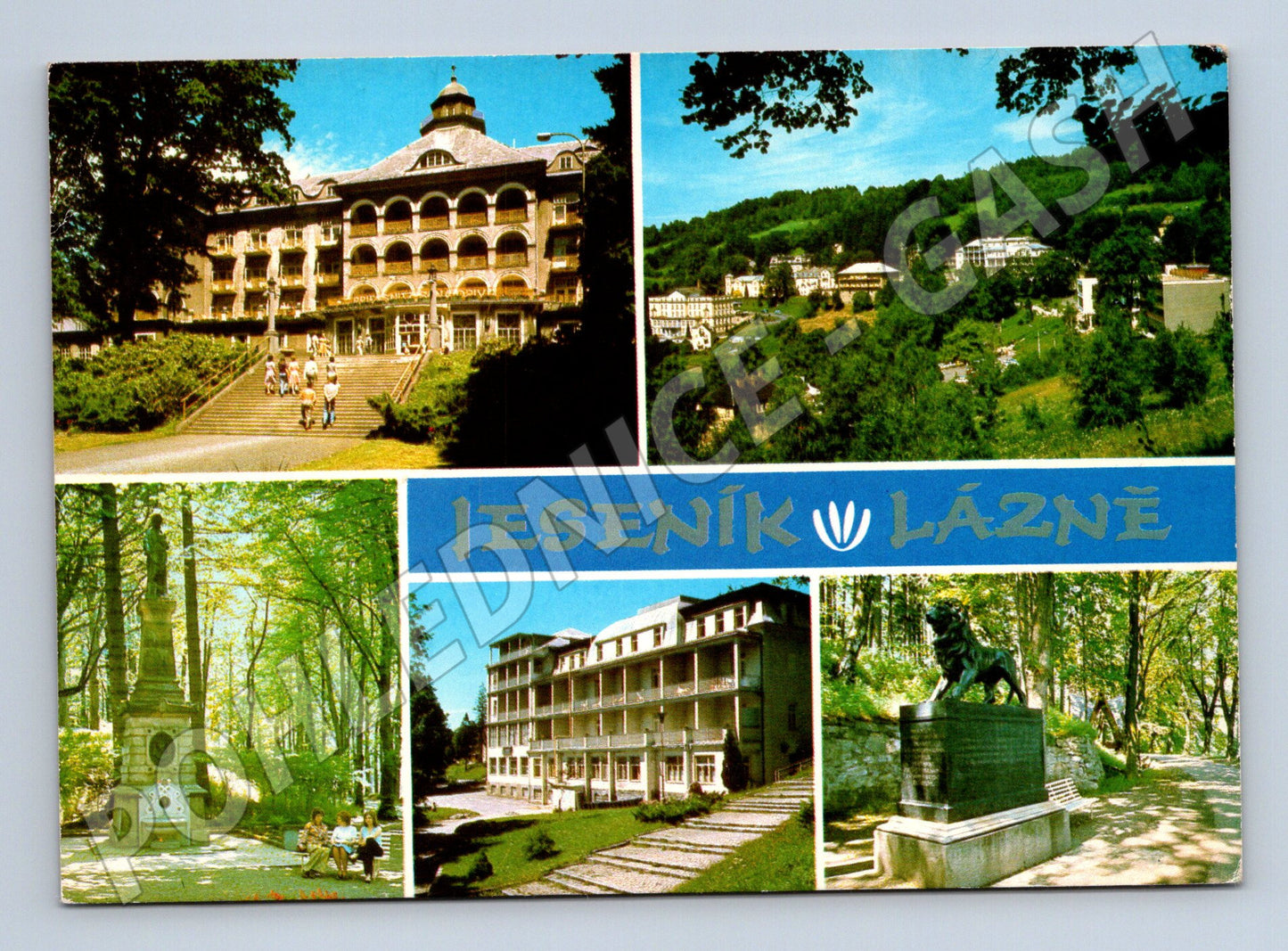 Pohlednice Jeseník Lázně Priessnitzovo sanatorium (M14439)