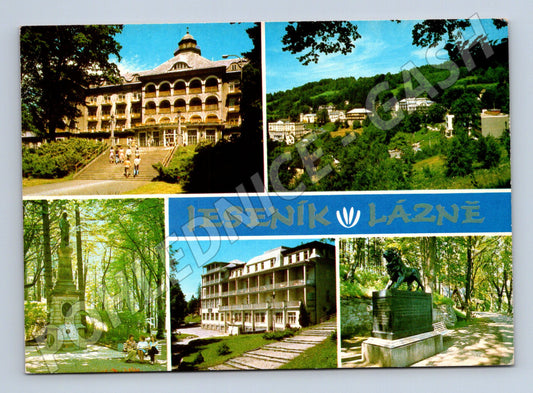 Pohlednice Jeseník Lázně Priessnitzovo sanatorium (M14439)