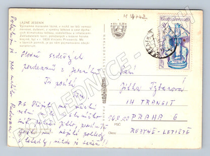 Pohlednice Sanatorium Priessnitz Lázně Jeseník (M14442)