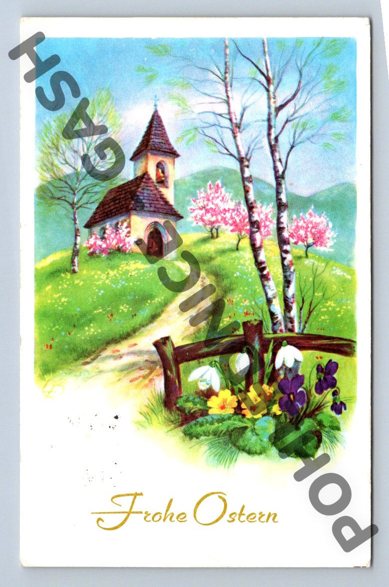 Pohlednice Velikonoční Frohe Ostern Rakousko 1982 (M1445)
