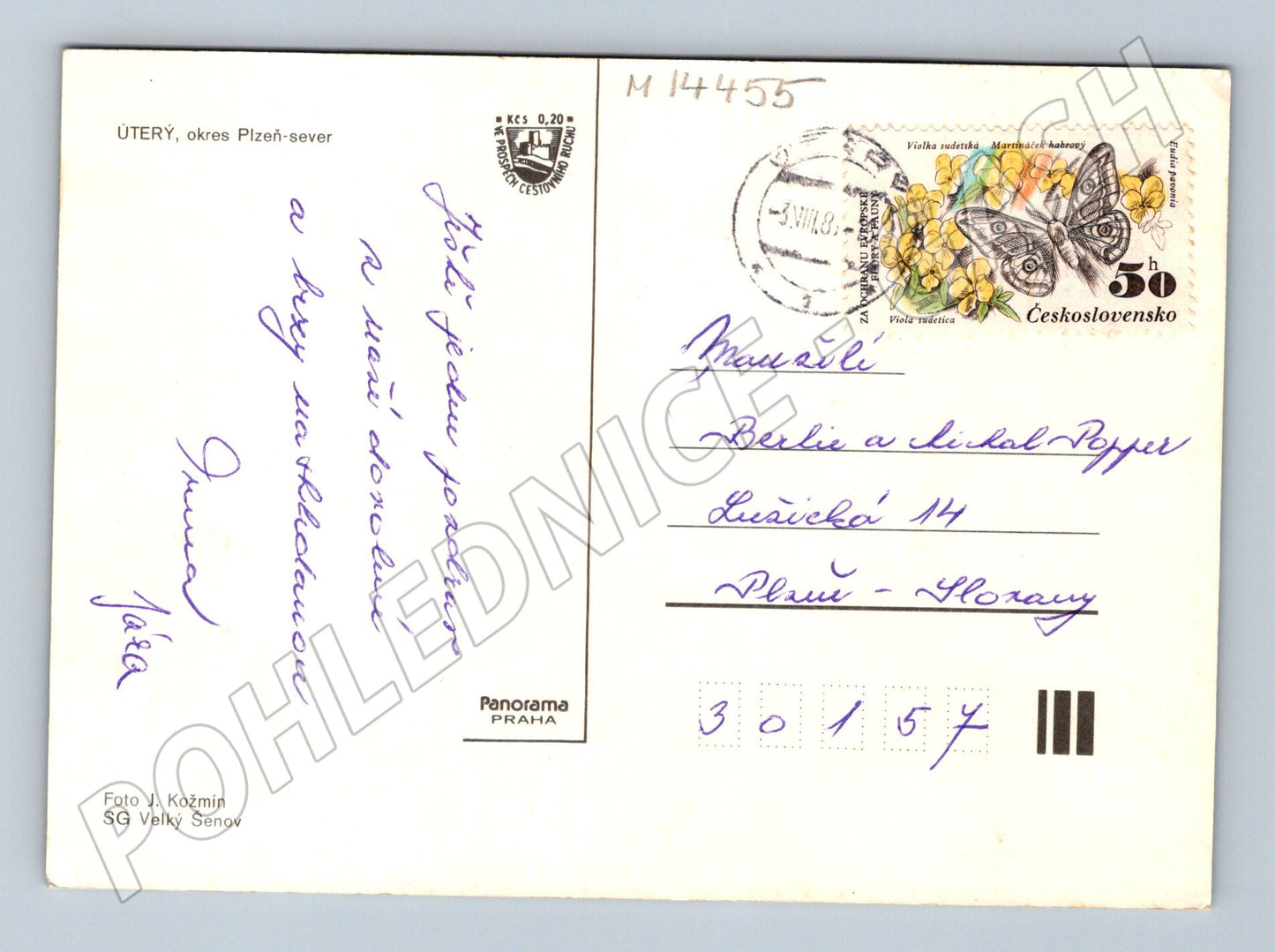 Pohlednice Úterý (okres Plzeň-sever) (M14455)