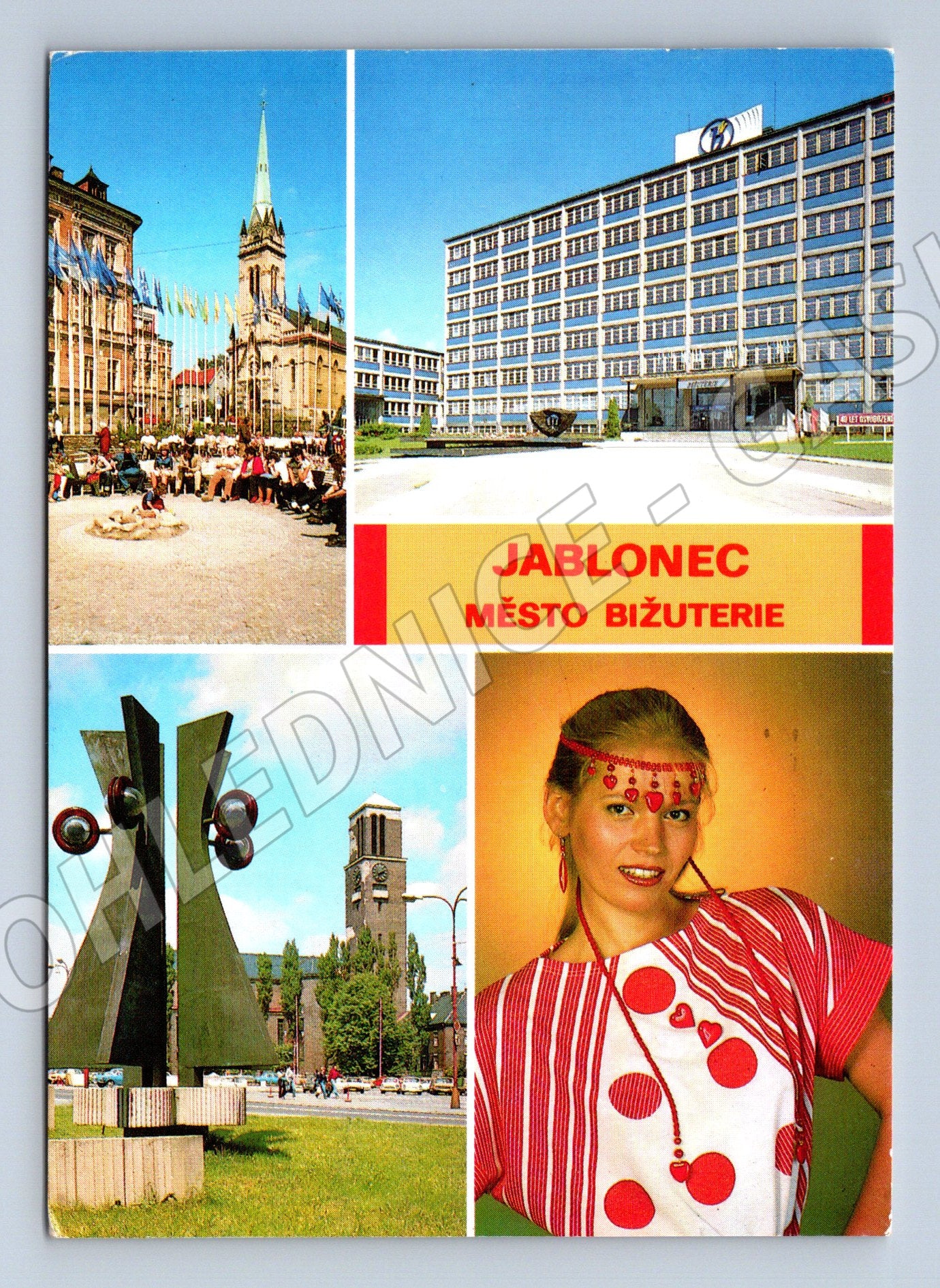 Pohlednice Jablonec nad Nisou M14465 (1987)