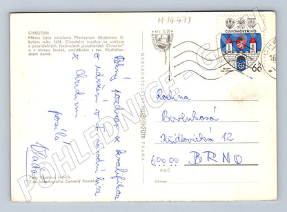 Pohlednice Chrudim koláž 70. léta (M14471)