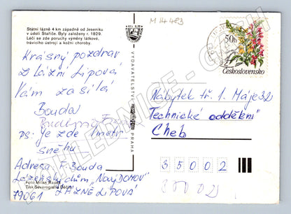 Pohlednice Jeseníky Zimní pohlednice (M14483)