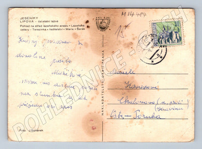 Pohlednice Lipová lázně Jeseníky (M14484)
