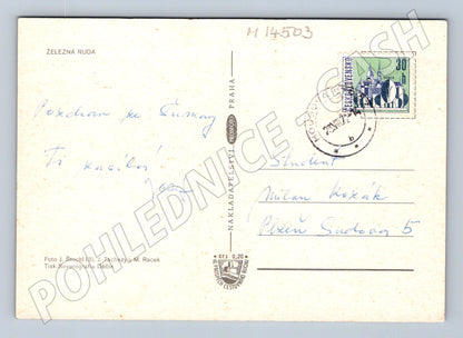 Pohlednice Železná Ruda Šumava více záběrů (M14503)