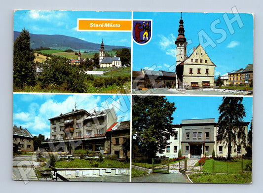 Pohlednice Staré Město vícenásobný pohled (M14510)