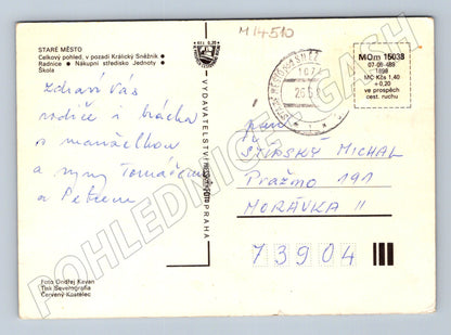 Pohlednice Staré Město vícenásobný pohled (M14510)