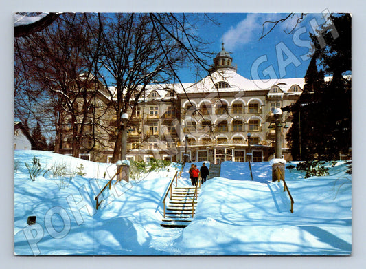 Pohlednice Jeseník Priessnitzovo sanatorium zima (M14513)