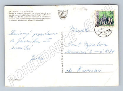 Pohlednice Lázeňská kolonáda Hrubý Jeseník (M14514)