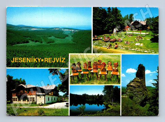 Pohlednice Jeseníky Rejvíz více záběrů (M14518)