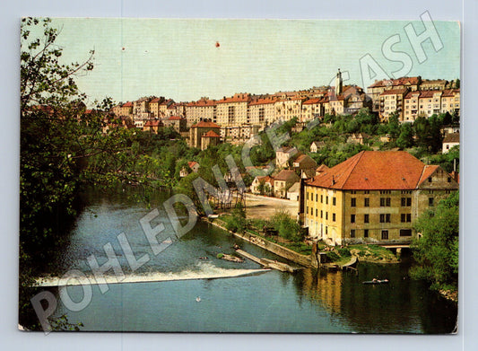 Pohlednice Tábor celkový pohled stará pohlednice, ČSSR, (M14520)