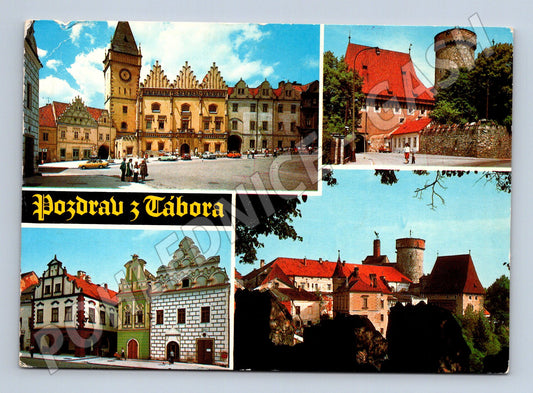 Pohlednice Tábora historická koláž (M14523)