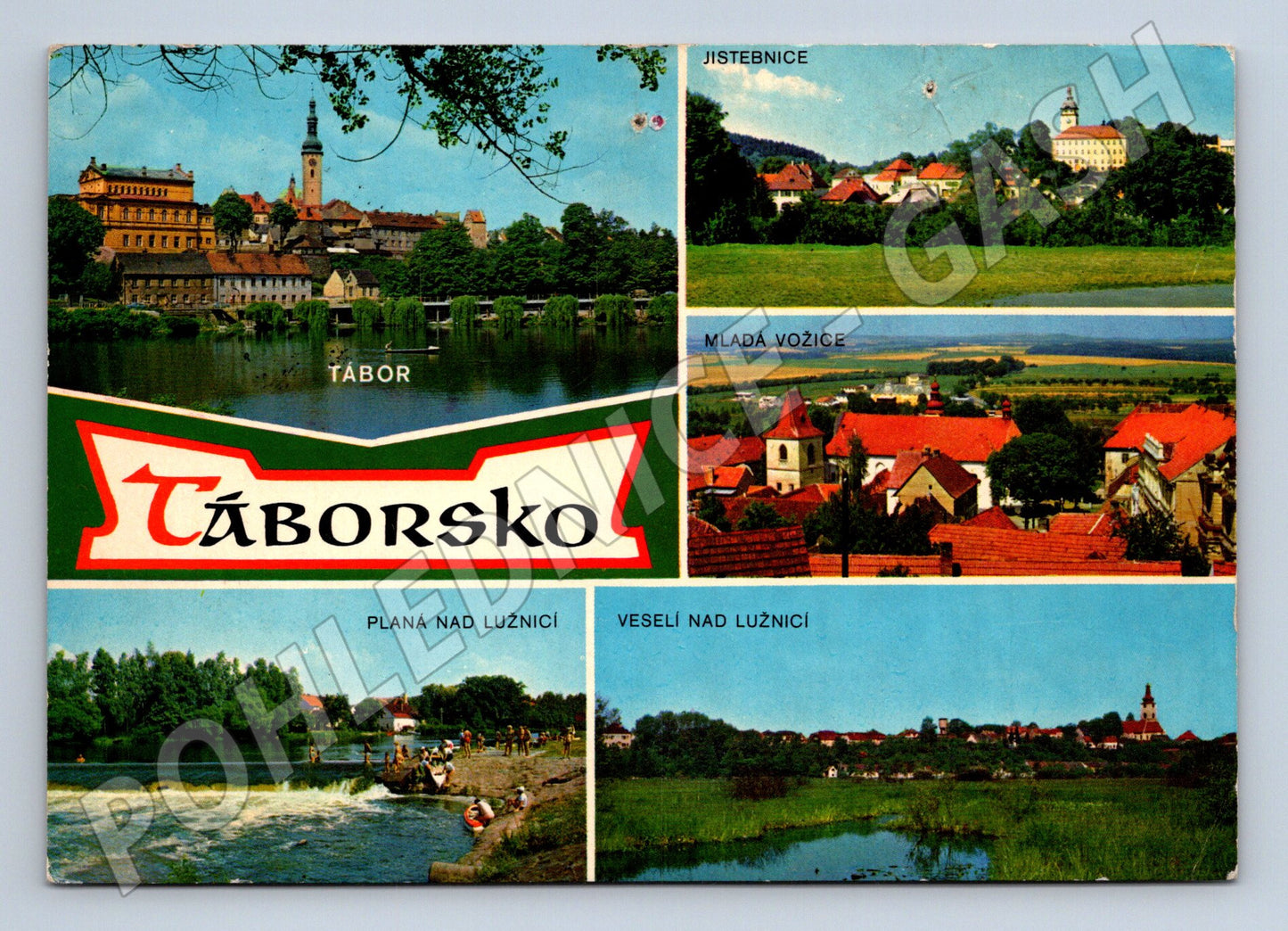 Pohlednice Táborsko Tábor Jistebnice Veselí (M14526)