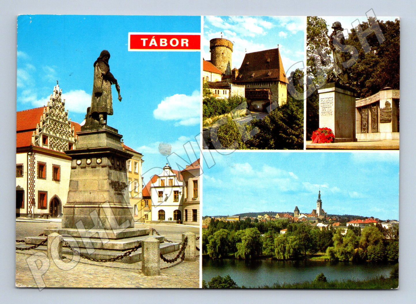 Pohlednice Tábor vícezáběrová 70. léta (M14528)