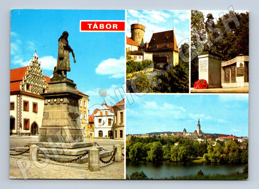 Pohlednice Tábor vícezáběrová 70. léta (M14528)