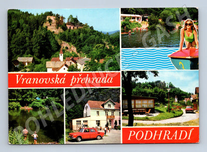 Pohlednice Vranovská přehrada Podhradí (M14539)