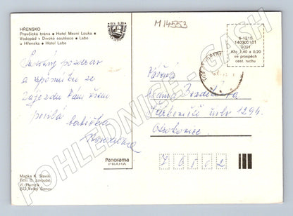 Pohlednice Hřensko Pravčická brána (M14553)