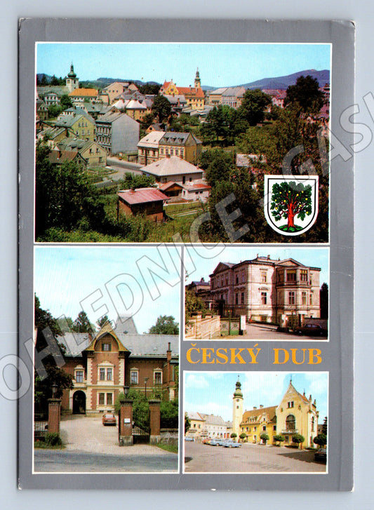 Pohlednice Český Dub koláž památek (M14554)