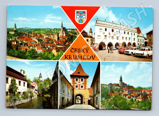 Pohlednice Český Krumlov zámek, město, památky (M14555)