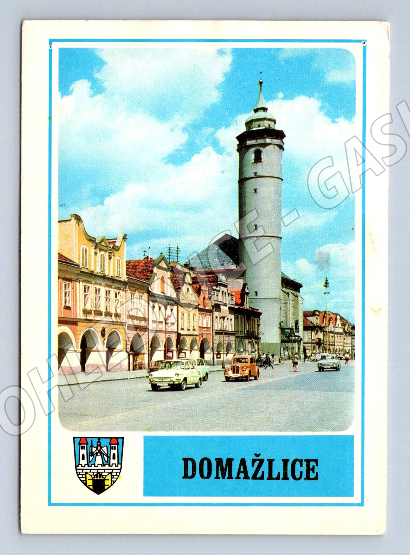 Pohlednice Chodská věž a náměstí (M14562)