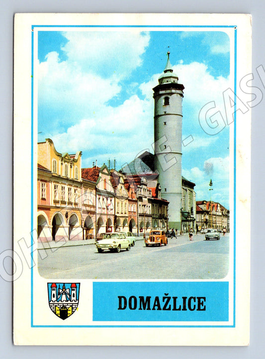 Pohlednice Chodská věž a náměstí (M14562)