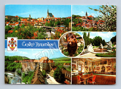 Pohlednice Český Krumlov zámek a zahrady (M14565)