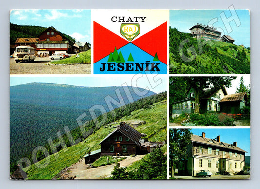Pohlednice Jeseníky horské chaty (M14580)