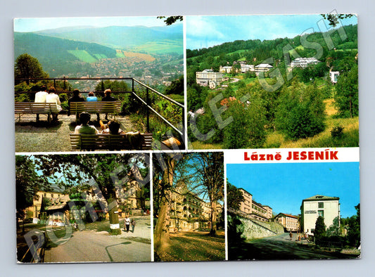 Pohlednice Lázně Jeseník více pohledů (M14589)