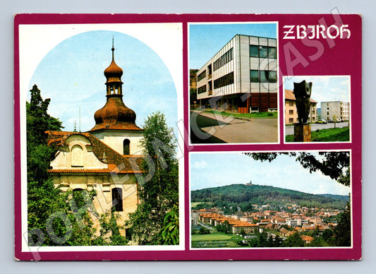 Pohlednice Zbiroh 80. léta ČSSR (M14592)