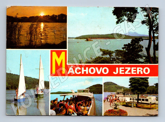 Pohlednice Máchovo jezero Československo 1971 (M14593)