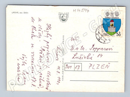 Pohlednice Lipová, okr. Děčín (M14594)