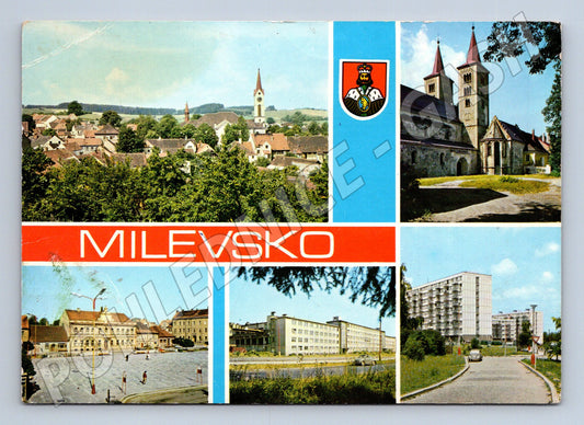 Pohlednice Milevsko vícezáběrová koláž (M14601)