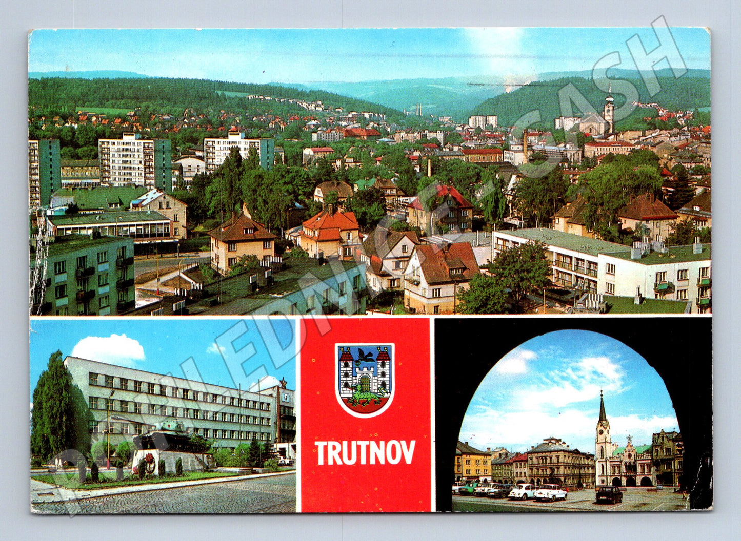 Pohlednice Trutnov panoráma města 1978 (M14604)