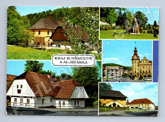 Pohlednice KRAJ B. NĚMCOVÉ a A. JIRÁSKA (M14607)