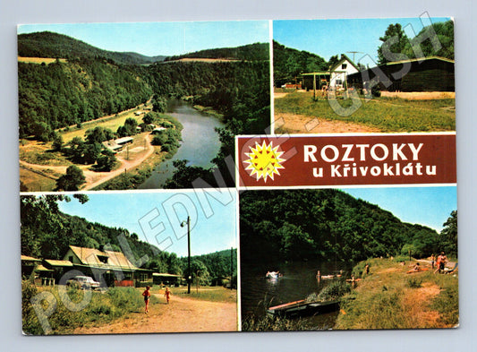 Pohlednice Roztoky u Křivoklátu rekreační středisko (M14608)