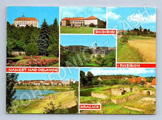 Pohlednice Náměšť nad Oslavou Budišov Kralice Rudíkov (M14611)