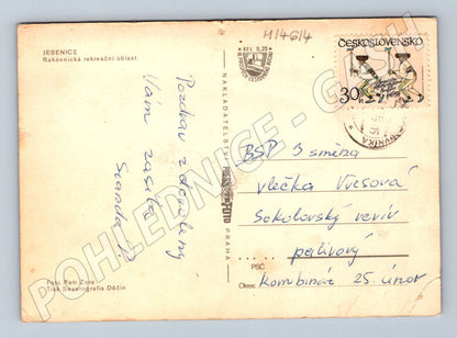 Pohlednice Jesenice Rakovnická rekreační oblast (M14614)